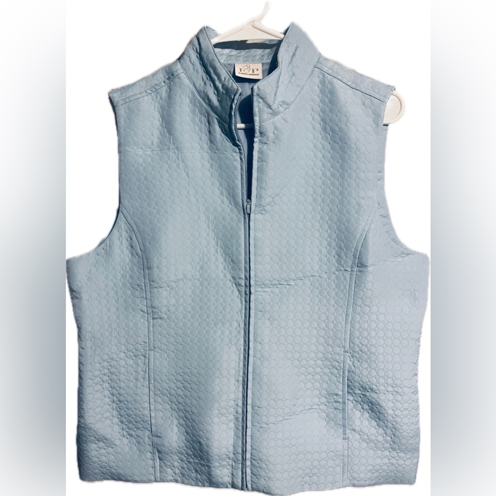 EP Pro Light Blue Quilted Vest